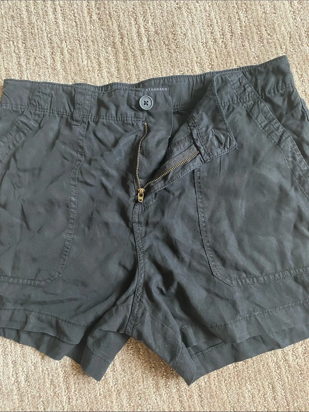 Social Standard by Sanctuary Black Lightweight Lyocell Shorts